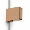 NEW TRENDY Kabina prysznicowa EVENTA COPPER SHINE WALK-IN U 130x200 szkło czyste 8mm Active Shield 2.0  EXK-6526